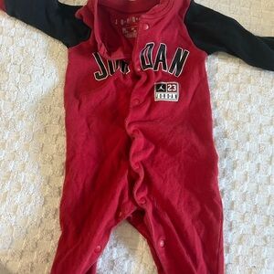 Jordan Kids One Piece in Red and Black